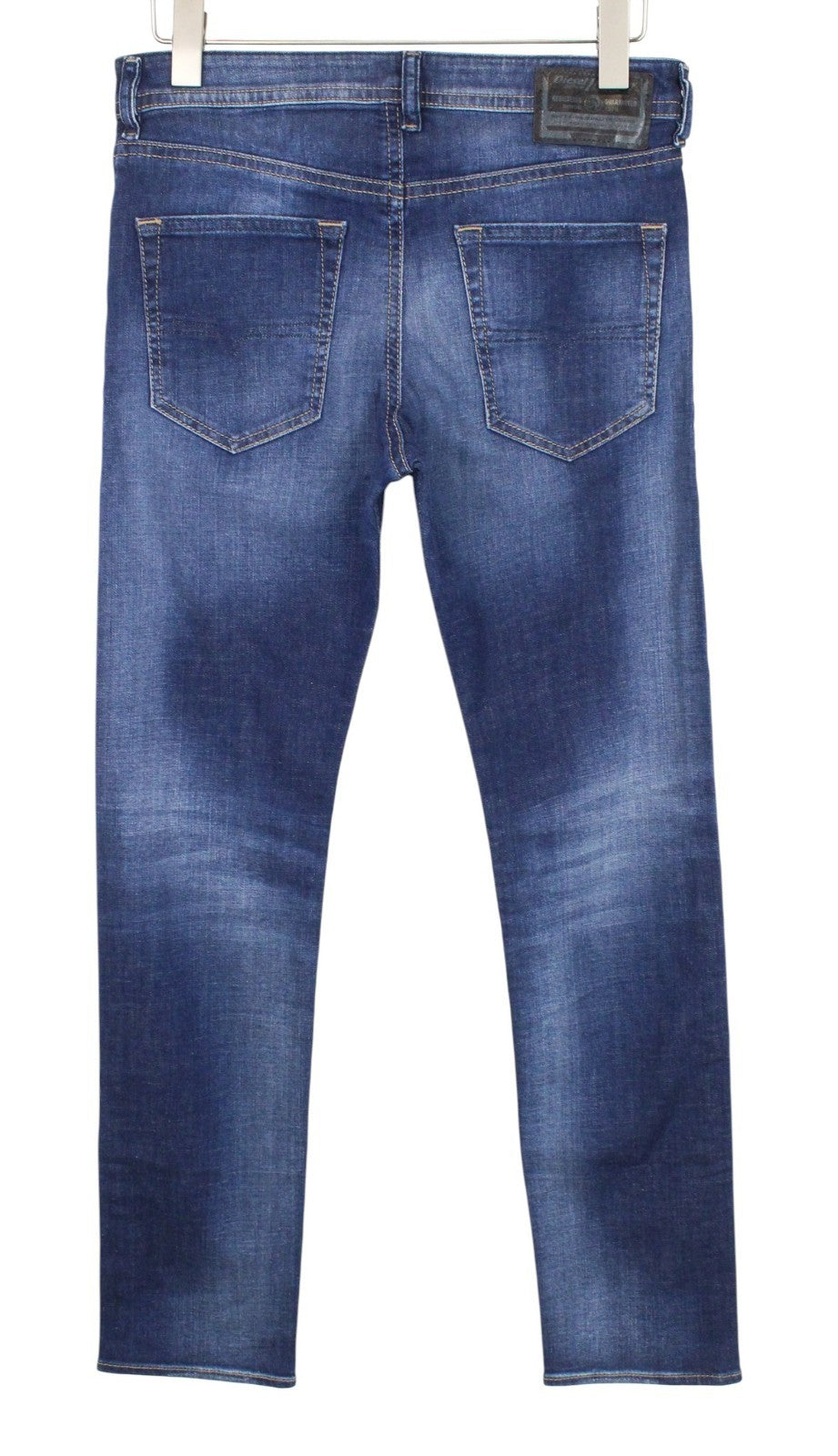 DIESEL Buster 084GR Men Jeans W29/L32 Slim Tapered Washed Blue Cotton Stretch
