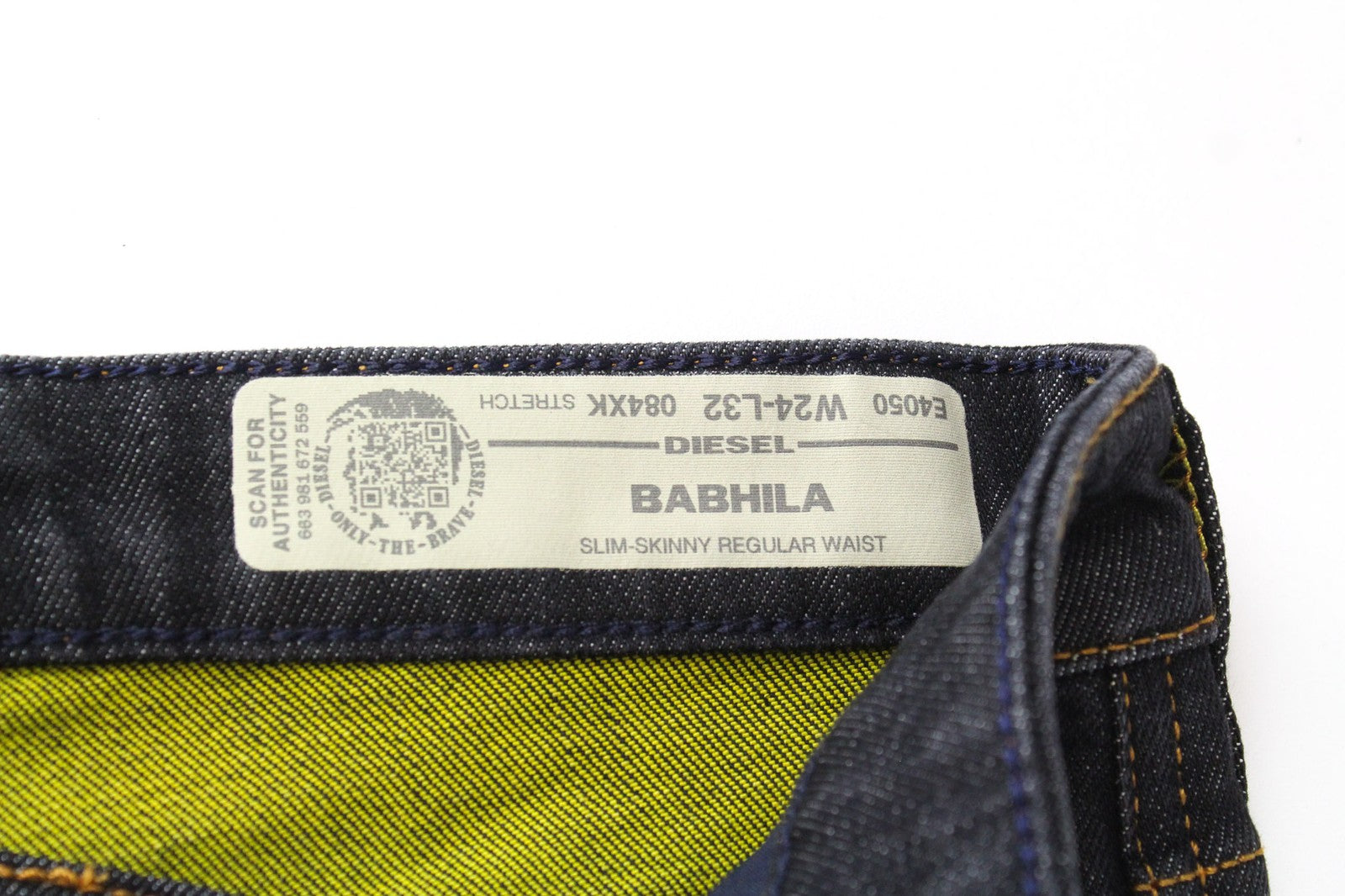 DIESEL Babhila 084XK Women Jeans W24/L32 Girls Slim Skinny Blue Cotton Stretch