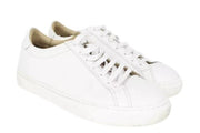 SUITSUPPLY Men Trainers EU37 White Unisex Boys Leather Laced Low-Top Sneakers