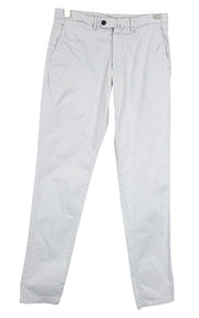 SUITSUPPLY Porto Novo Men Trousers UK30R Grey Cotton Stretch Lightweight Classic