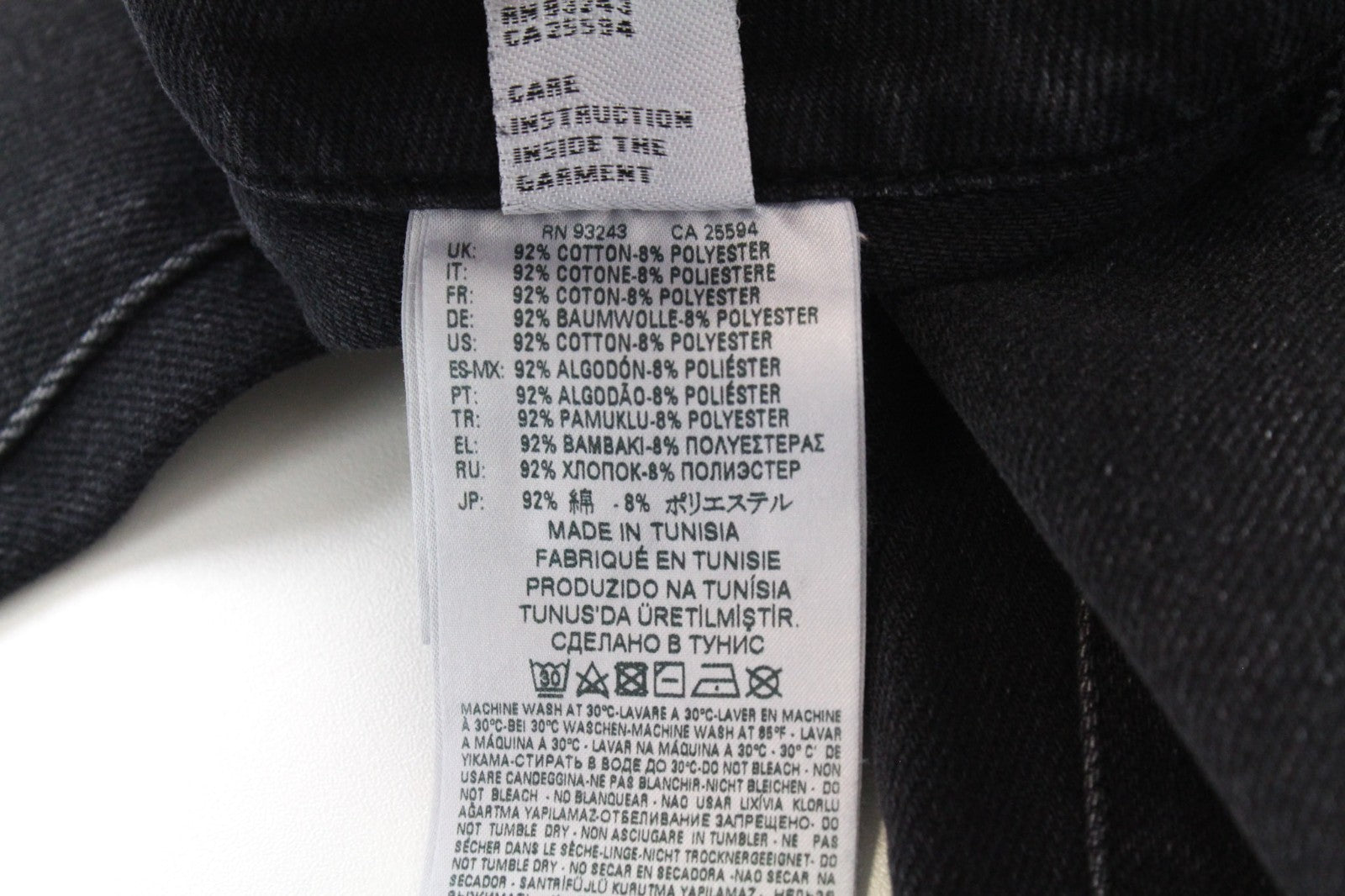 DIESEL D-Earlie 080AP Women Jeans W24/L30 Girls Slim Fit Black Cotton Blend