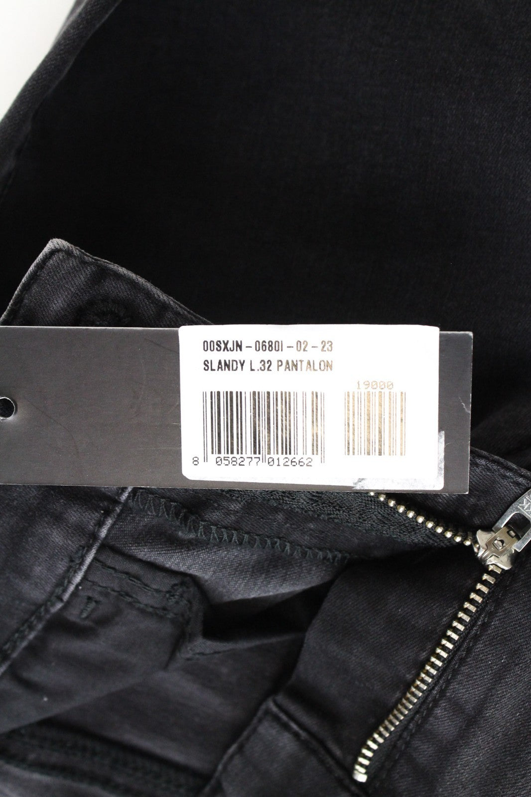 DIESEL Slandy 0680I Women Jeans W23/L32 Girls Super Slim-Skinny Black Stretch