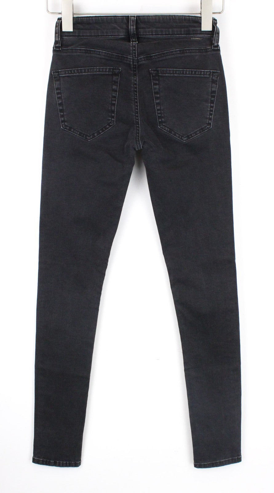 DIESEL Slandy 0680I Women Jeans W23/L32 Girls Super Slim-Skinny Black Stretch