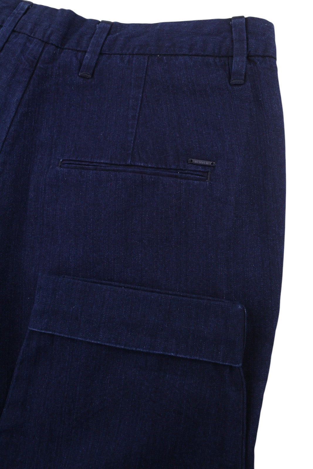 SCOTCH & SODA Women Trousers W26/L32 Blue Natural Indigo Garment Pleated Cropped