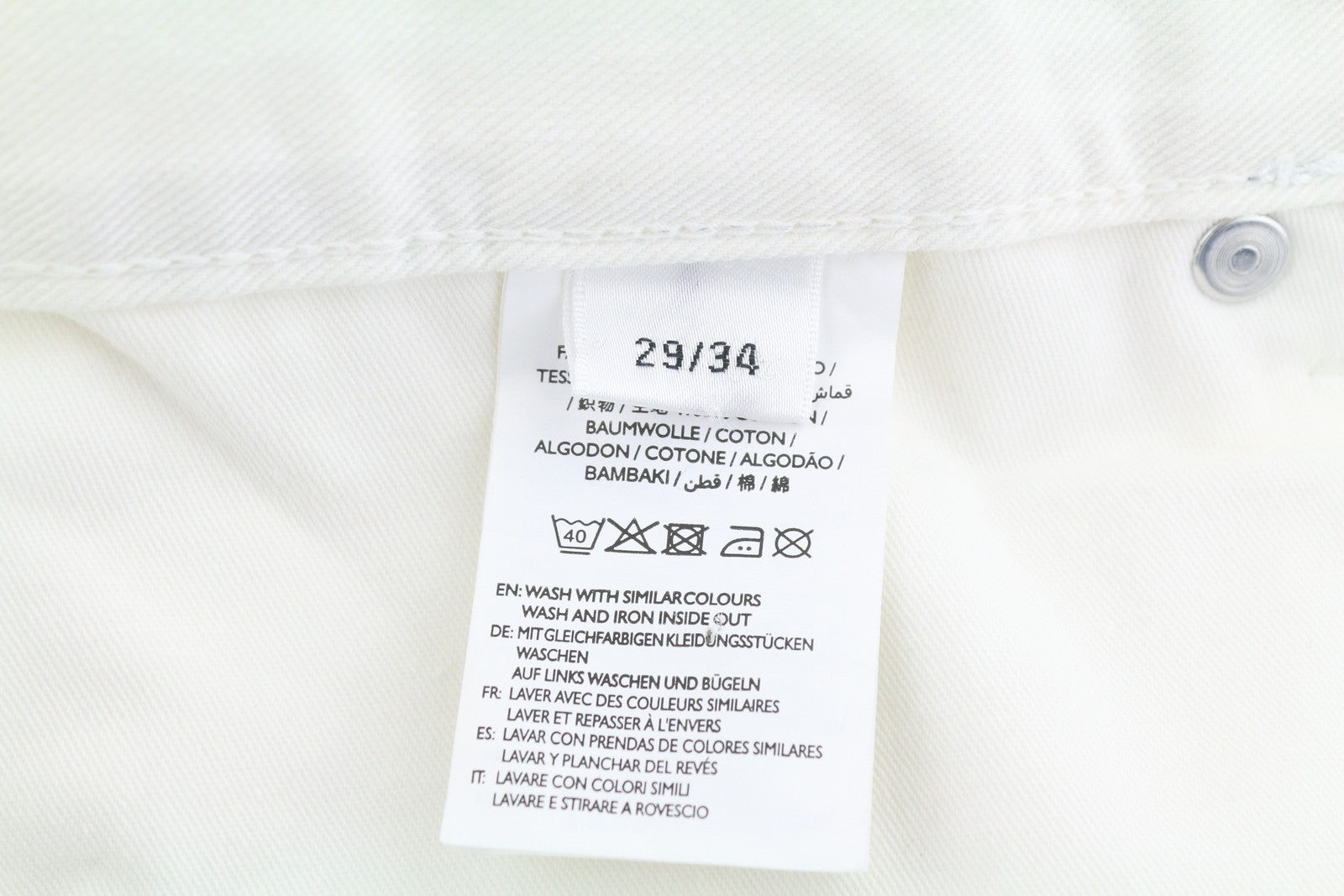 GANT Rugger Slacker White Women Jeans W29/L34 White Distress Cropped