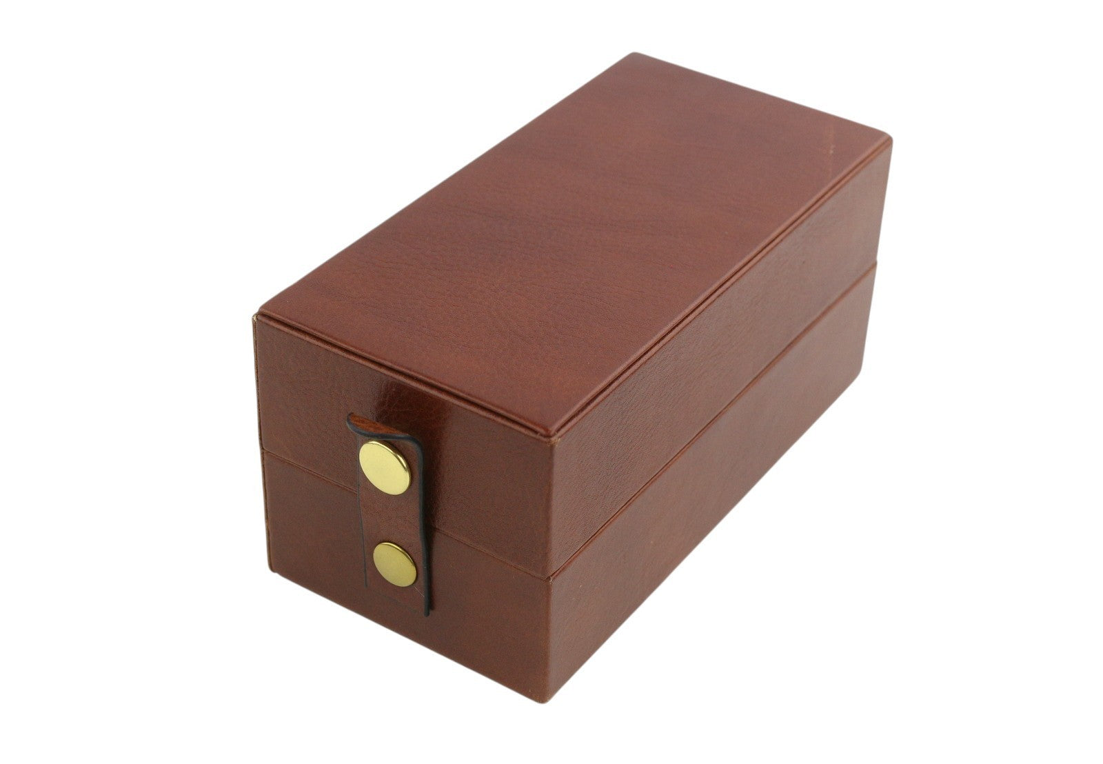 TIME RESISTANCE A Handful Of Dust Women Jewelry Box Brown Leather RRP315