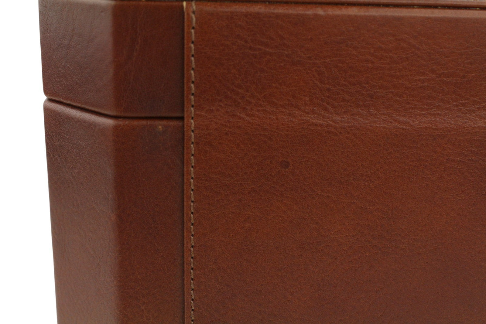 TIME RESISTANCE A Handful Of Dust Women Jewelry Box Brown Leather RRP315