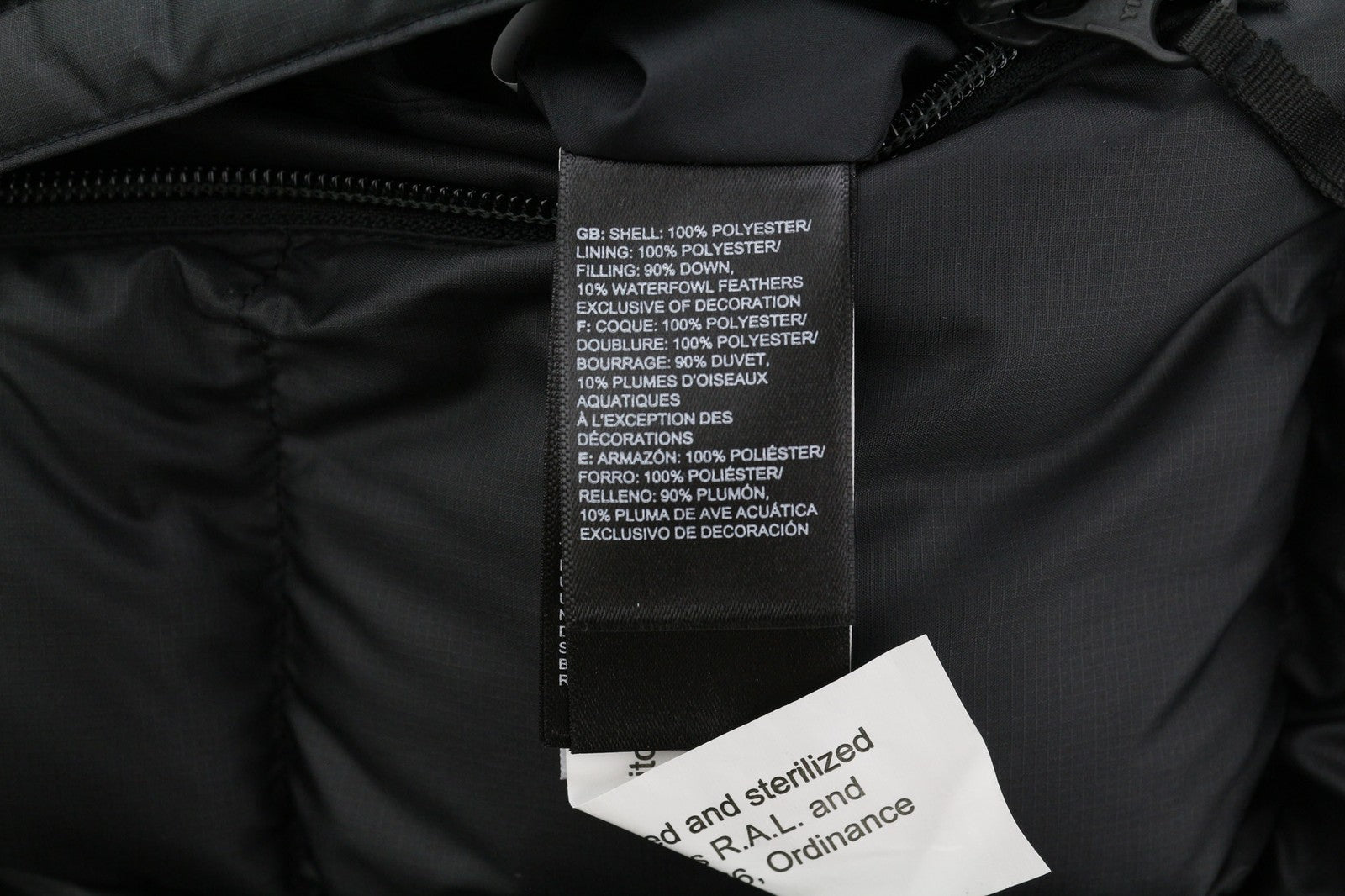 THE NORTH FACE 1990 Lhotse Down Men Jacket L Black 700 Fill Quilted Puffer
