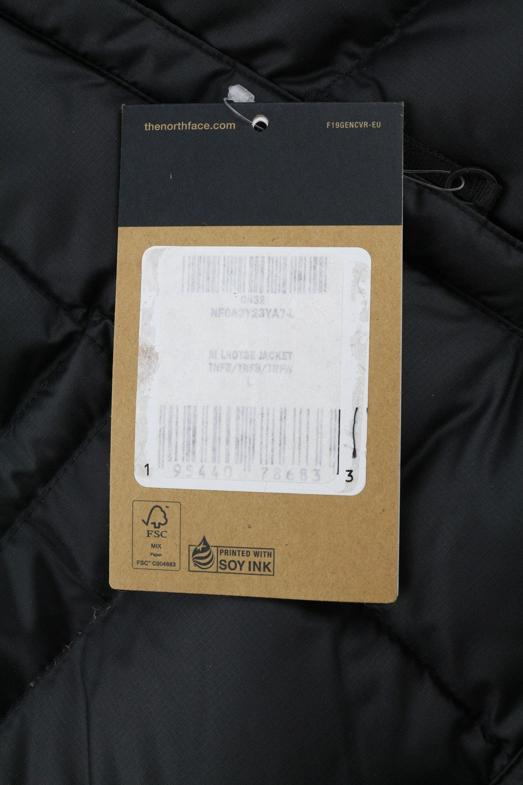 THE NORTH FACE 1990 Lhotse Down Men Jacket L Black 700 Fill Quilted Puffer