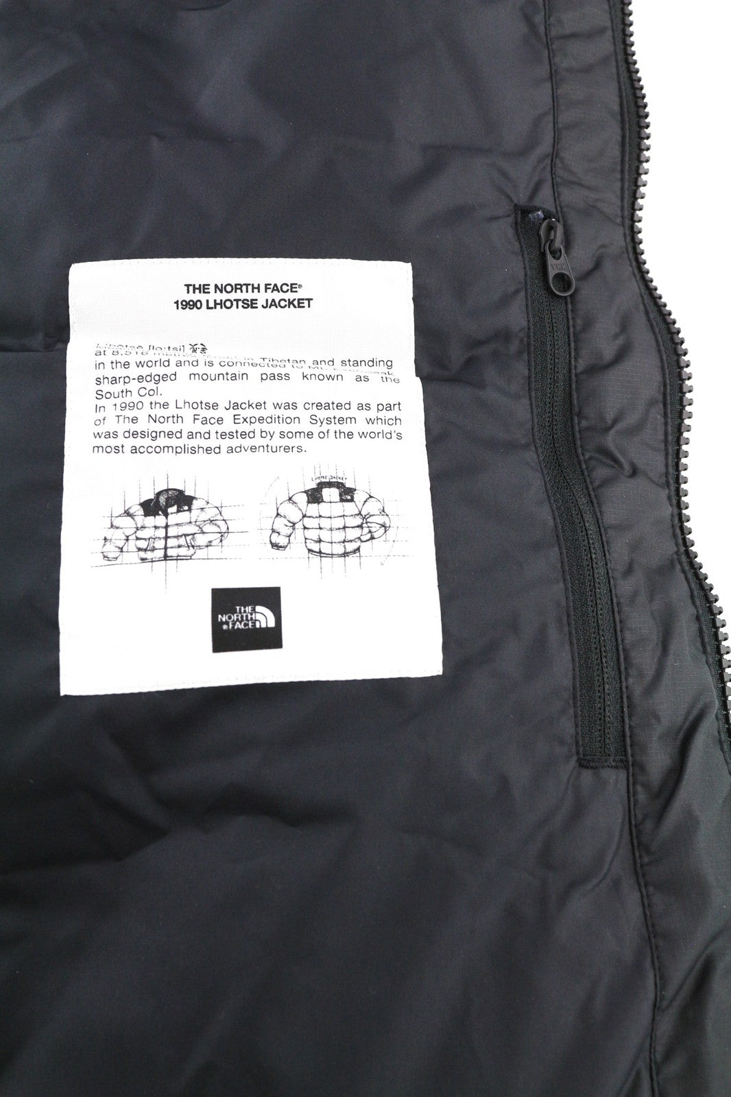 THE NORTH FACE 1990 Lhotse Down Men Jacket L Black 700 Fill Quilted Puffer