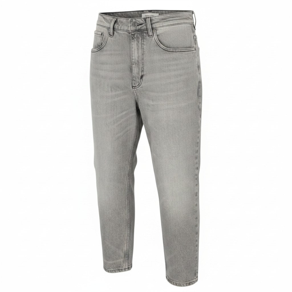 SCOTCH & SODA The Spark Men Jeans W32/L32 Grey Whiskers Faded Carrot Fit Cropped