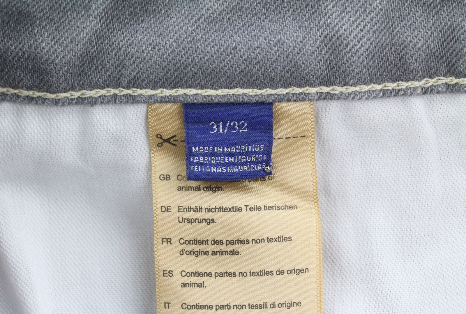 SCOTCH & SODA Skim Men Jeans W31/L32 Grey Whiskers Faded Skinny Fit