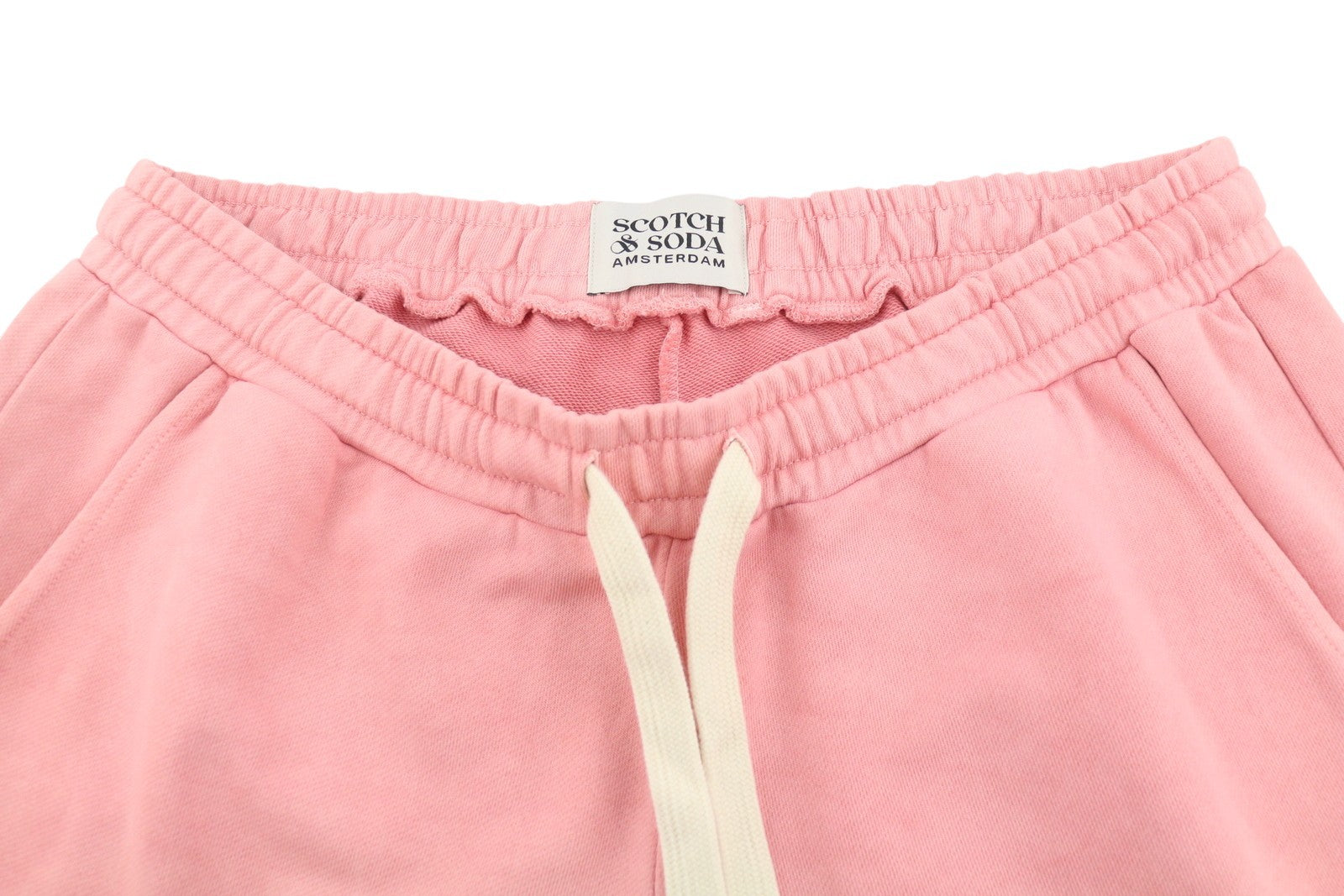 SCOTCH & SODA Men Trousers XL Pink Tie Dye Pattern Drawstring Waist Sweatpants