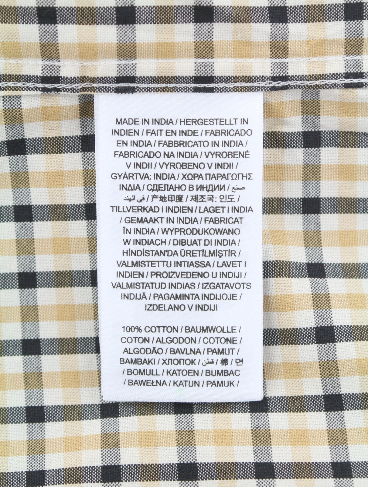 GANT OS Check Women Shirt EU38 M Toffee Beige Button-Up Loose Fit Casual