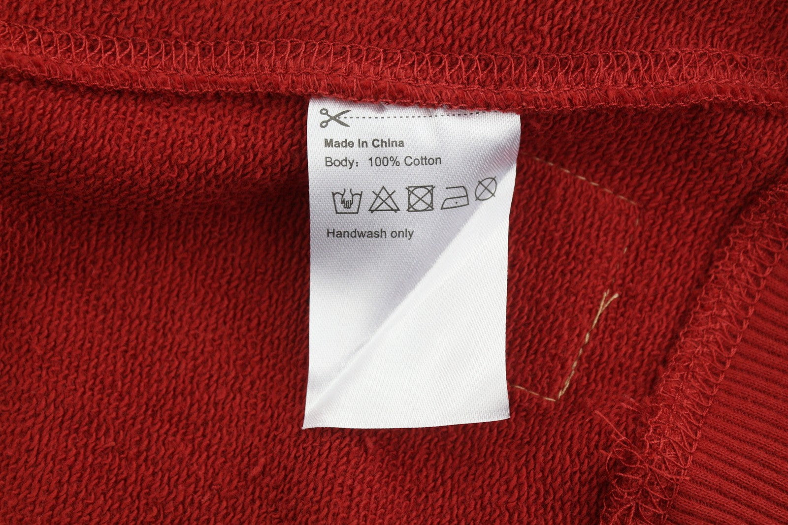 SCOTCH & SODA Men Hoodie L Red Cotton Hooded Long Sleeve Pull On