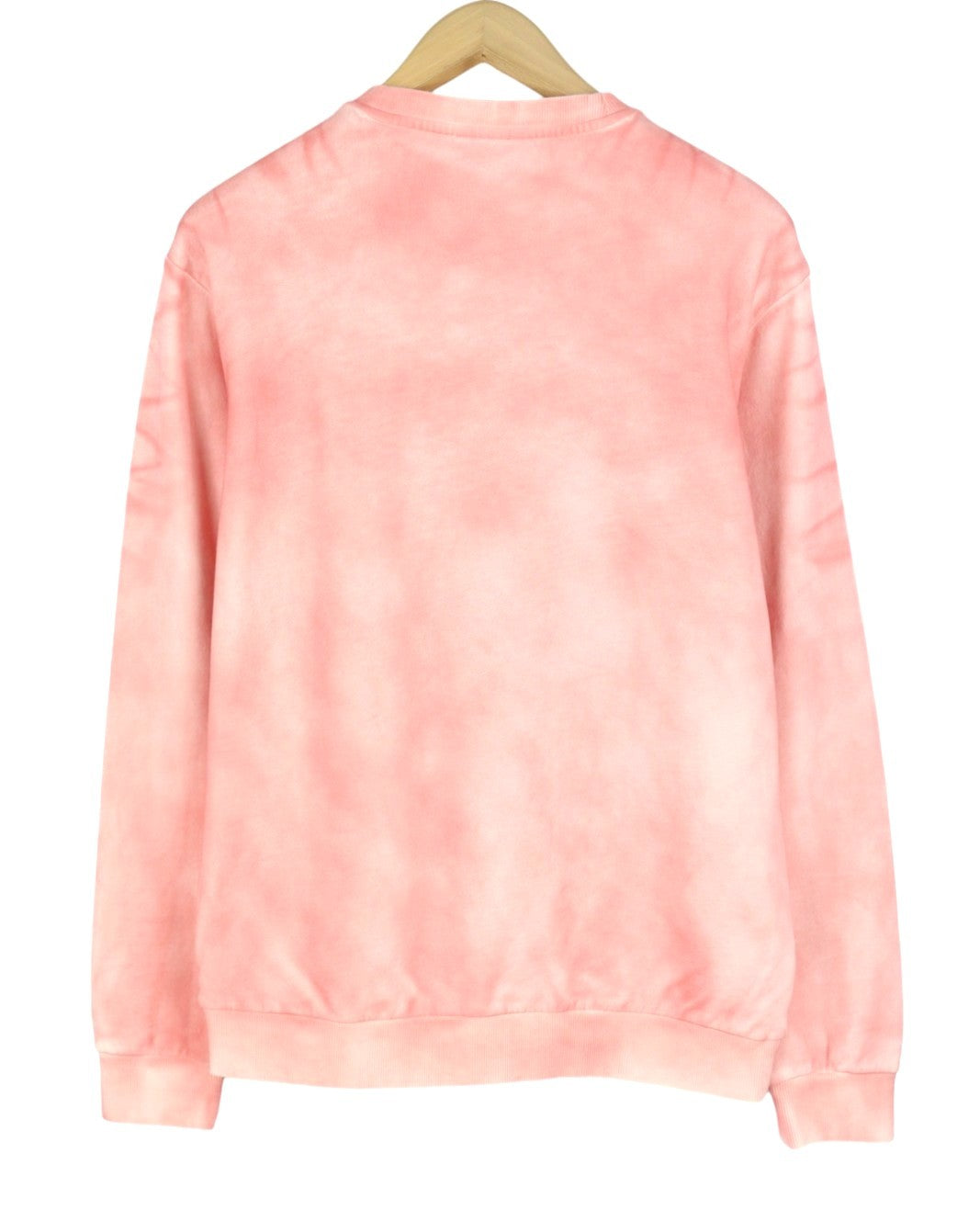SCOTCH & SODA Men Sweatshirt M Pink Tie Dye Pattern Crew Long Sleeve Pull On
