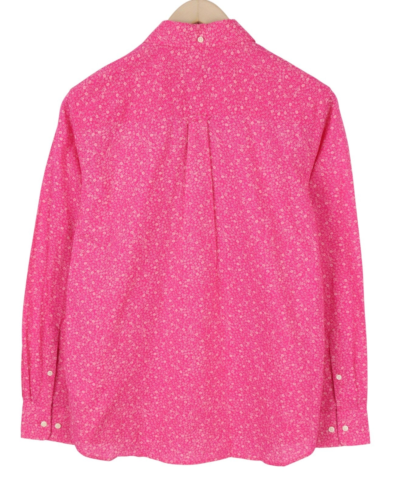 GANT Reg Freedom Flower Women Shirt EU40 M Cabaret Pink Button-Down Neck Casual