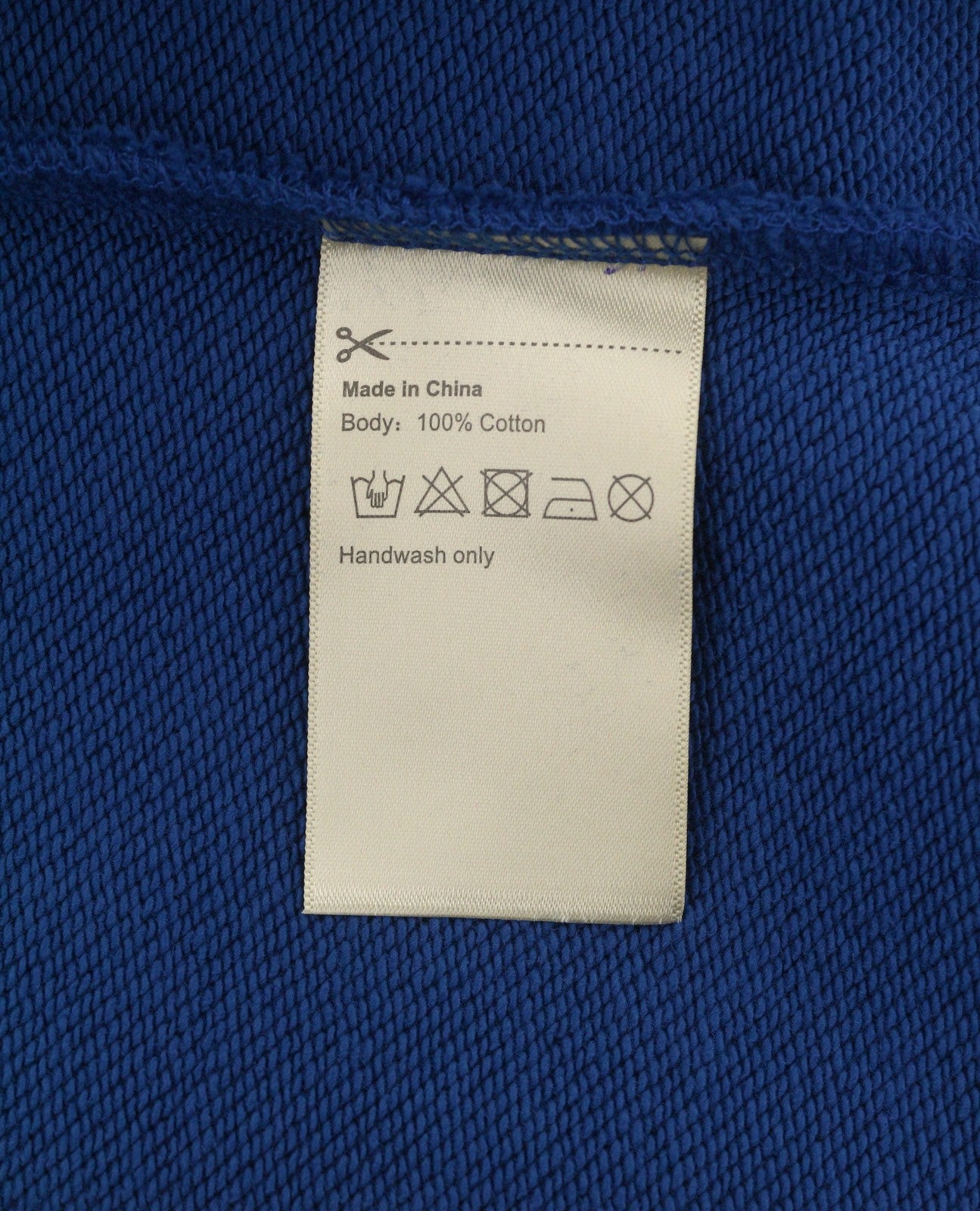 SCOTCH & SODA Men Sweatshirt M Blue Crew Neck Cotton Long Sleeve Pull On