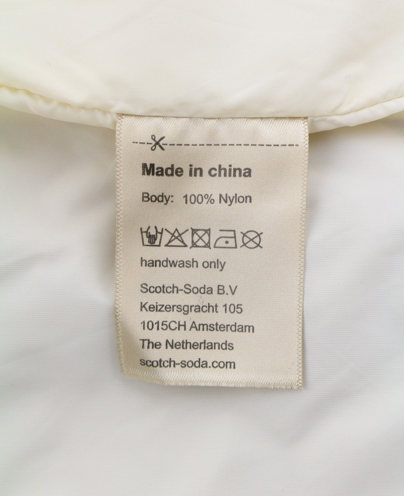 SCOTCH & SODA Men Jacket M Beige Hidden Hood Lined Full Zip Lightweight