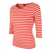 T-Shirt Striped 1x1 Rib 3/4