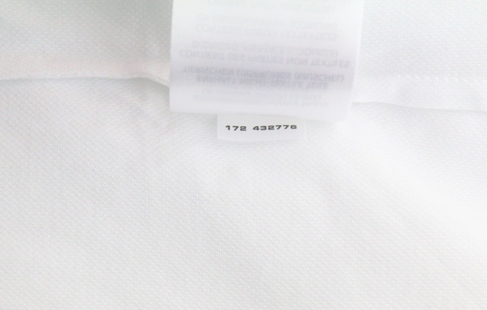 GANT Bib Women Blouse EU40 M White Pleated V-Neck Side Tied Long Sleeve