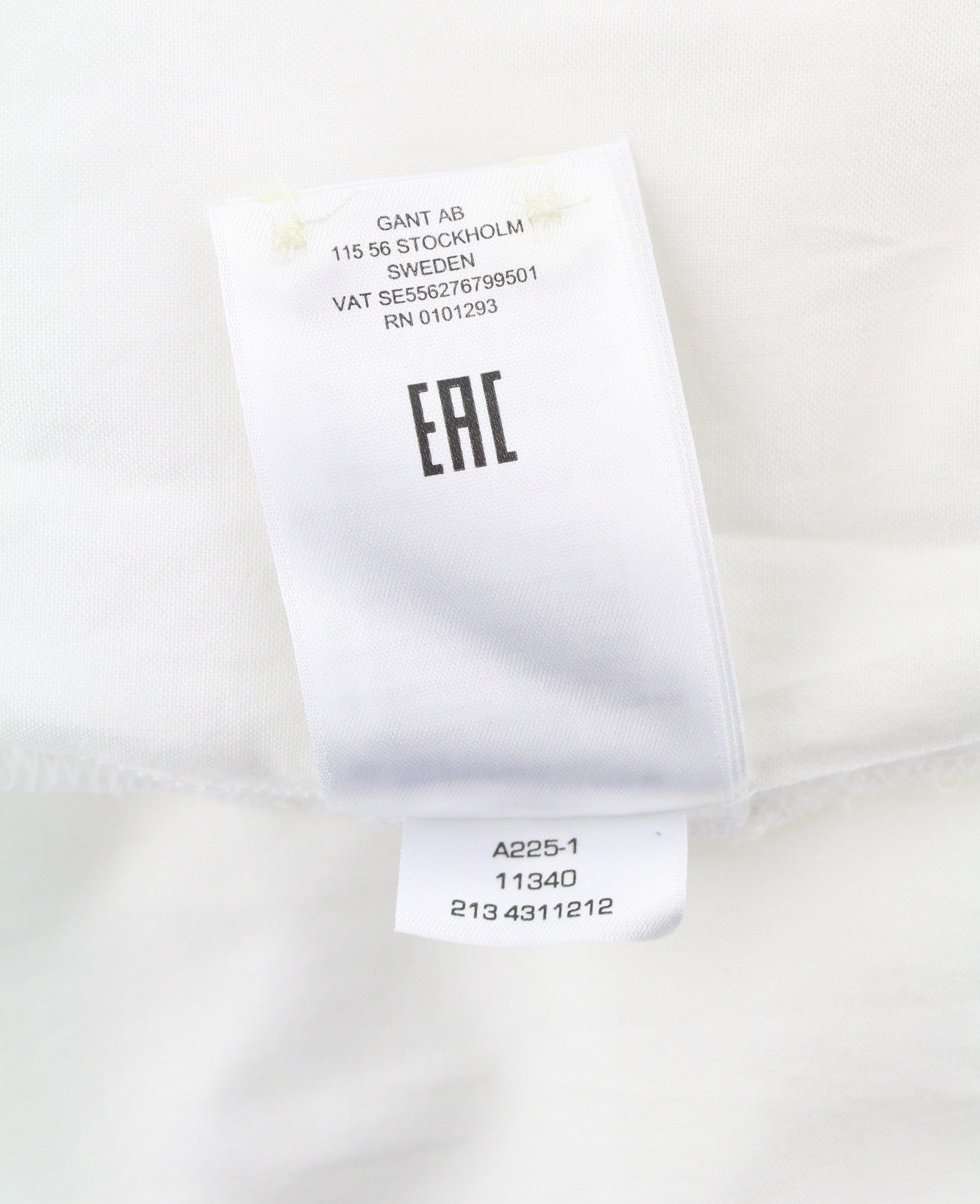 GANT Frill Women Shirt EU46 XL White Oxford Ruffle Button-Up Spread Neck