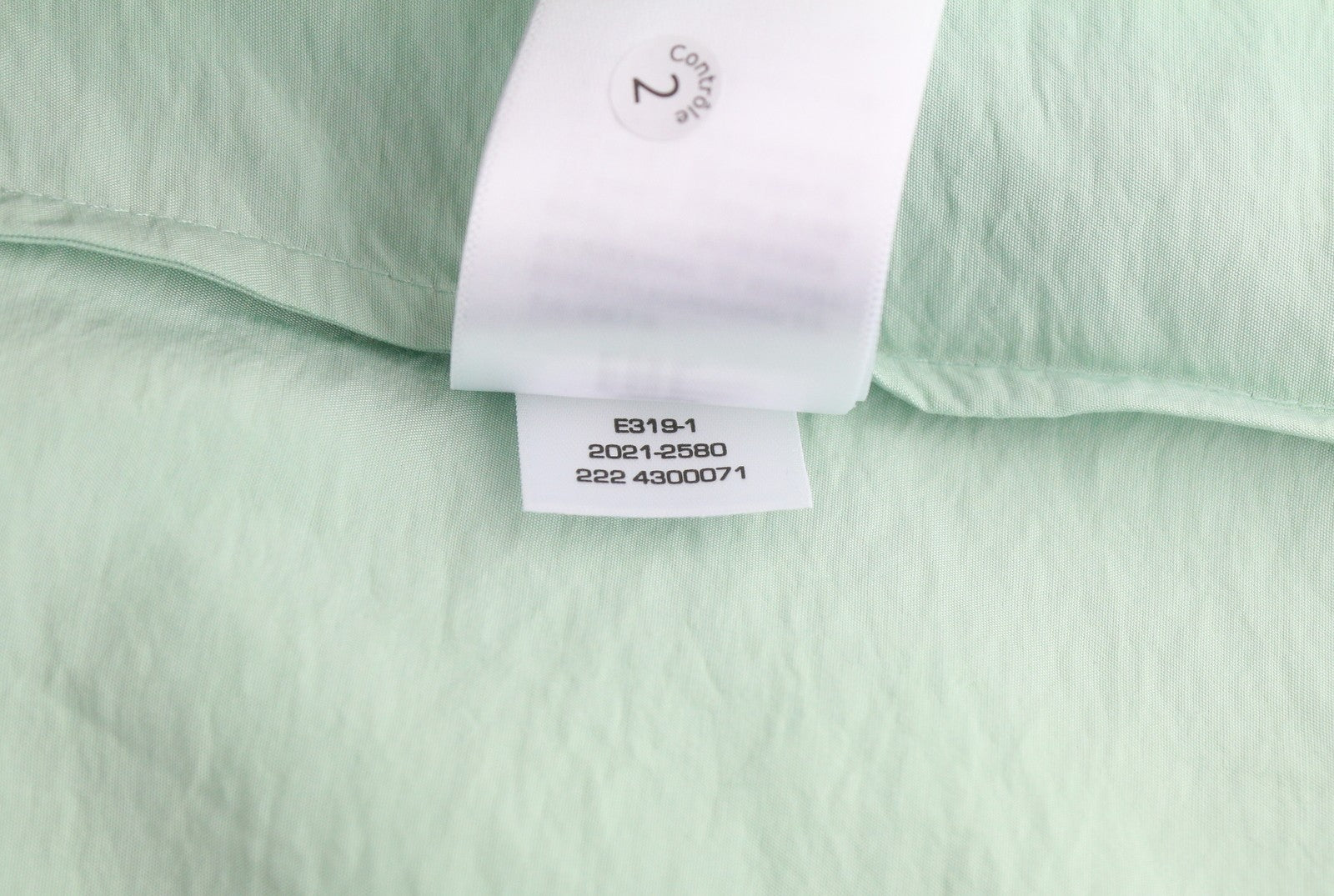 GANT Pop Over Women Blouse EU40 M Porcelain Green V-Neck Relaxed 3/4 Sleeves