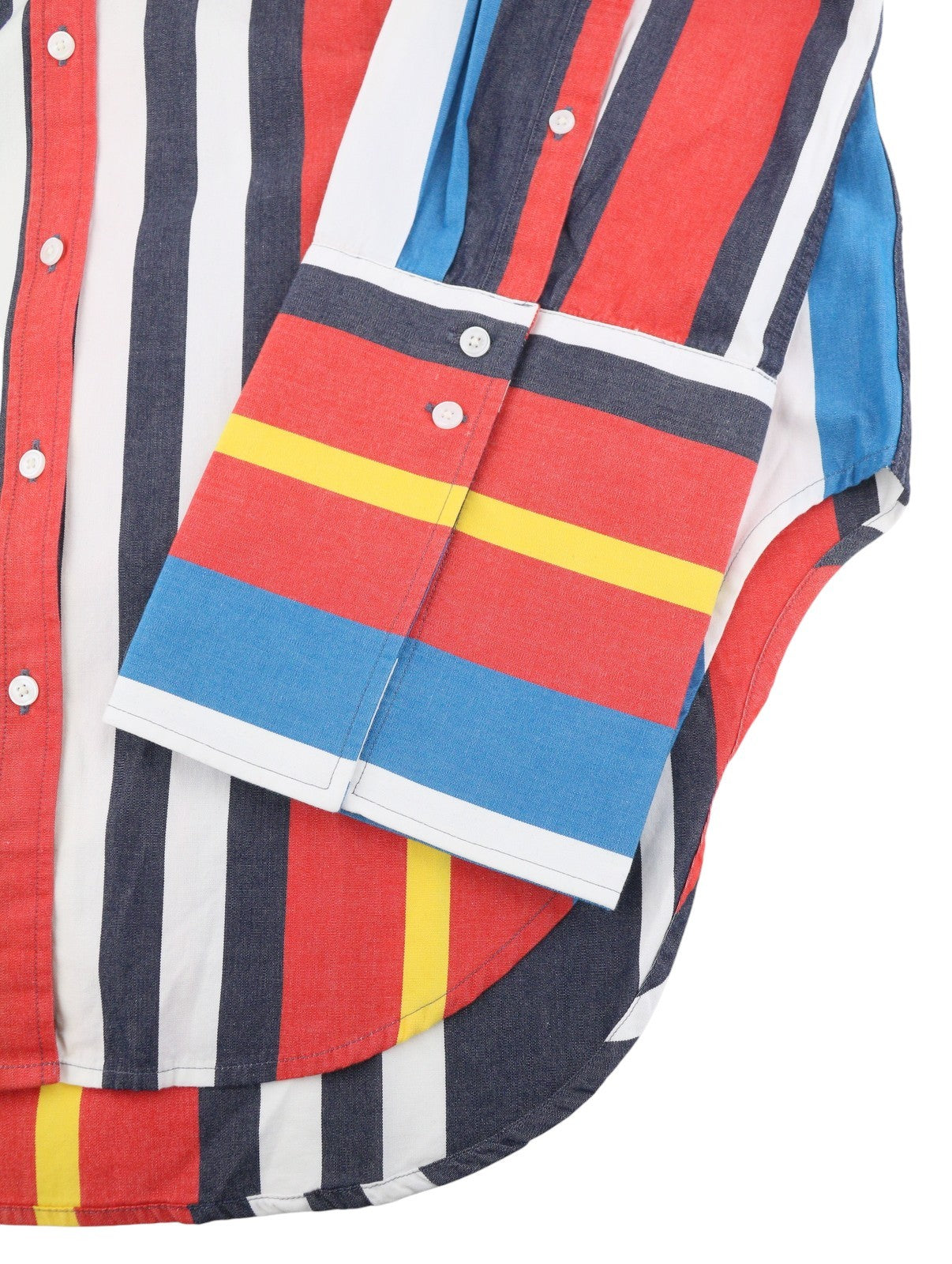 GANT Rough Weather Stripe Women Shirt EU36 S Multicolor Rigid Button Oversized