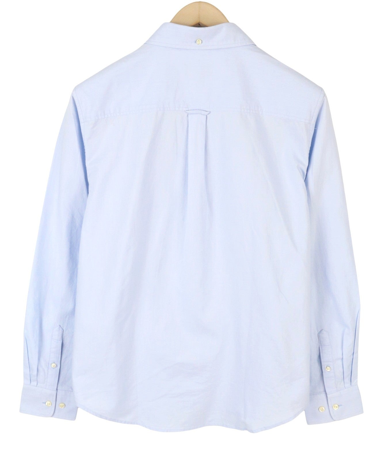GANT Regular Oxford Women Shirt EU42 L Hamptons Blue Cotton Button Patch Pocket