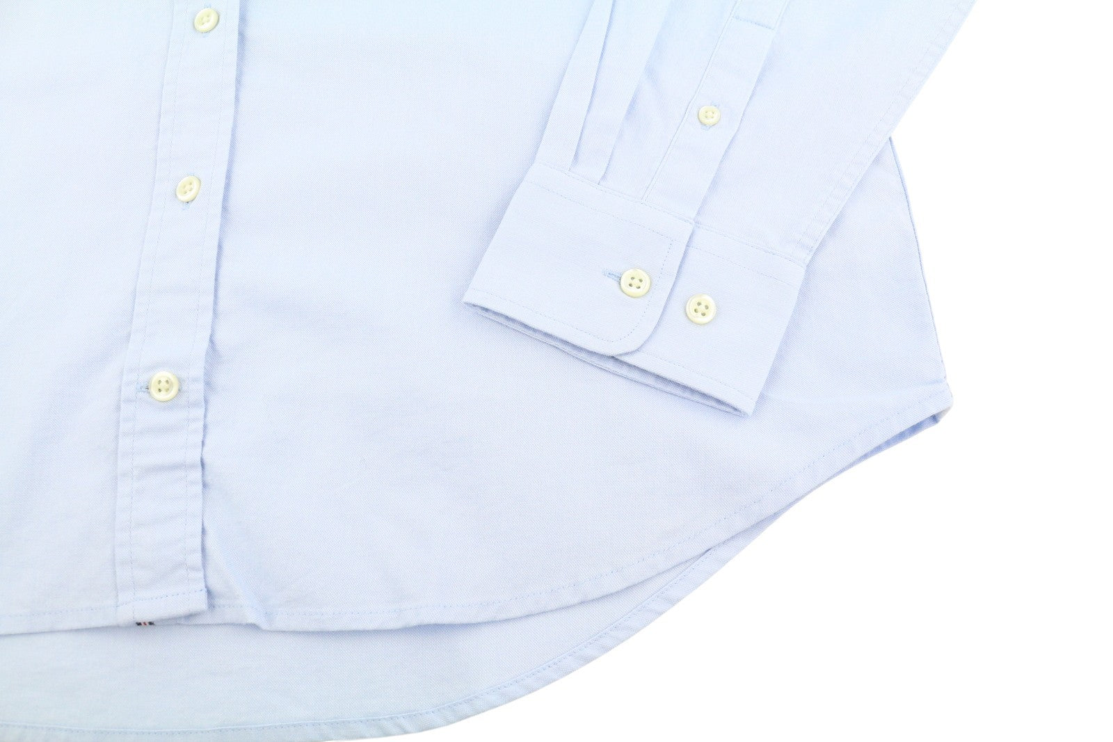 GANT Regular Oxford Women Shirt EU42 L Hamptons Blue Cotton Button Patch Pocket