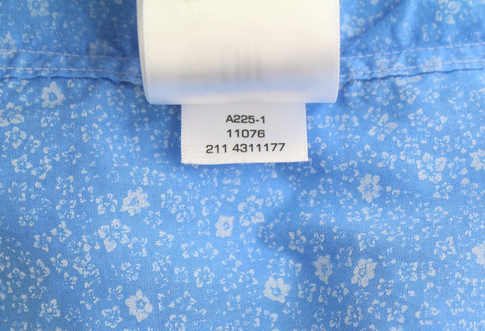 GANT Reg Freedom Flower Women Shirt EU38 M Pacific Blue Button-Down Pocket