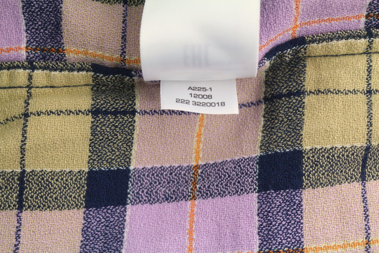 GANT Rel Texture Check Men Shirt XL Lilac Plaid Button-Up Pocket Casual