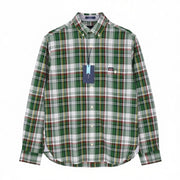 GANT Reg UT Washed Check Men Shirt XL Green Checked Button-Down Casual