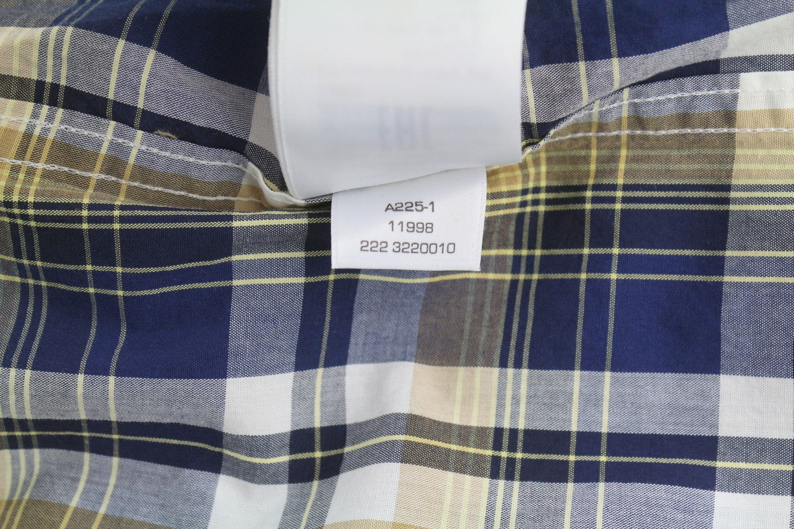 GANT Reg Washed Poplin Check Men Shirt L Beige Plaid Buttoned Casual Top