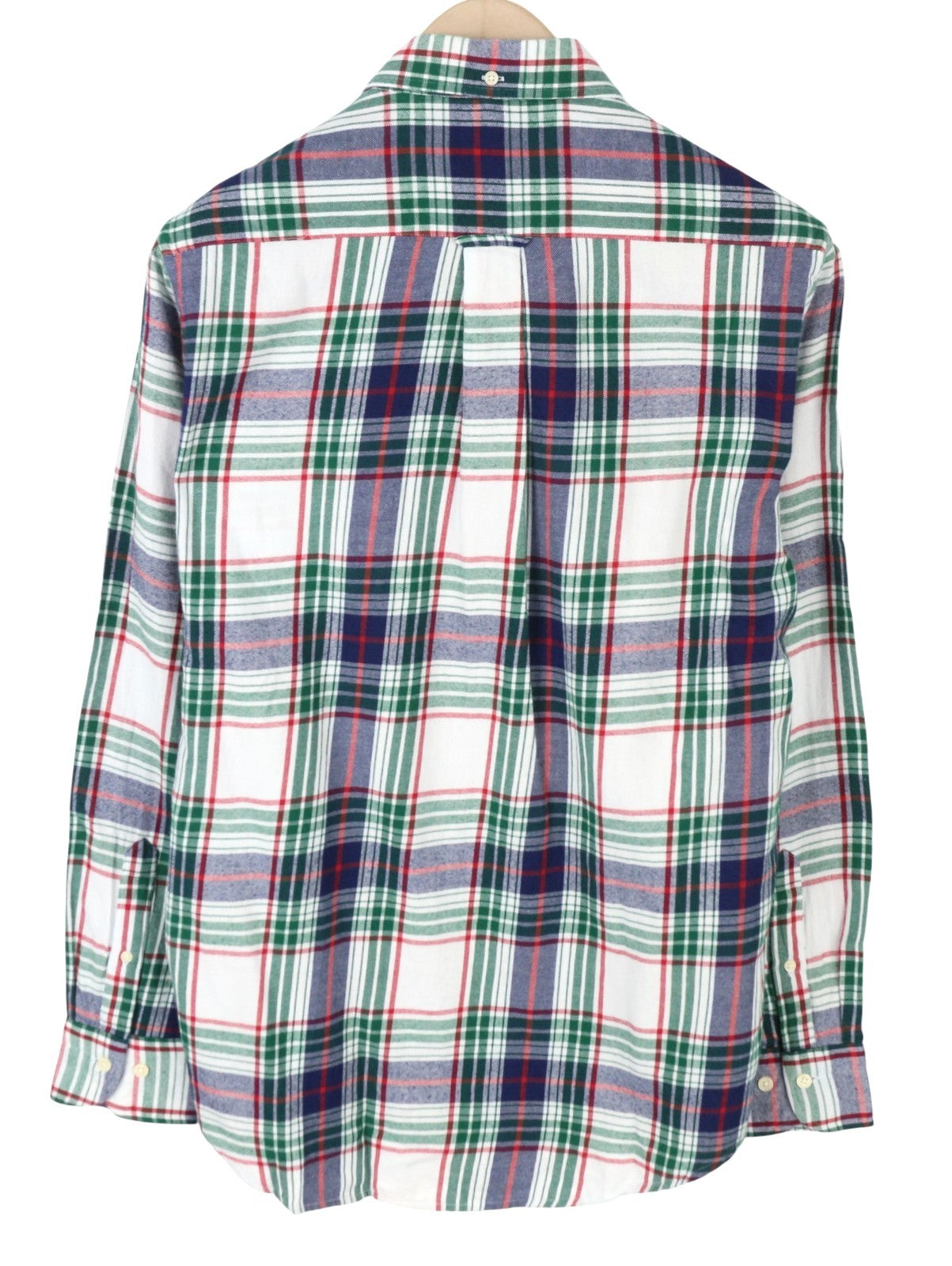 GANT Windblown Flannel Indigo Reg BD Men Shirt S Green Flannel Buttoned