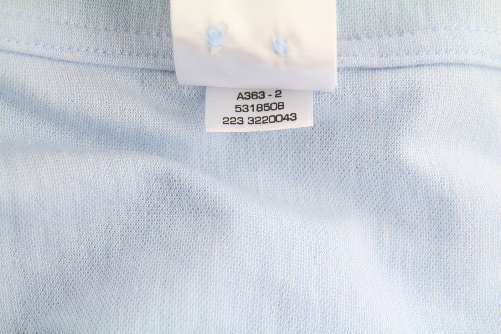 GANT Reg Jersey Pique Men Shirt M Blue Cotton Button-Down Casual Top