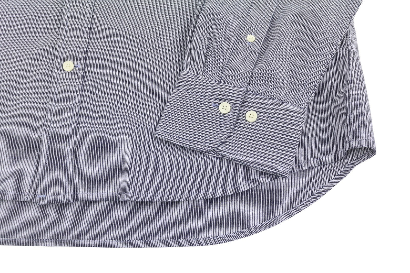 GANT Reg Texture BD Men Shirt XL Blue Textured Button-Up Pocket Casual