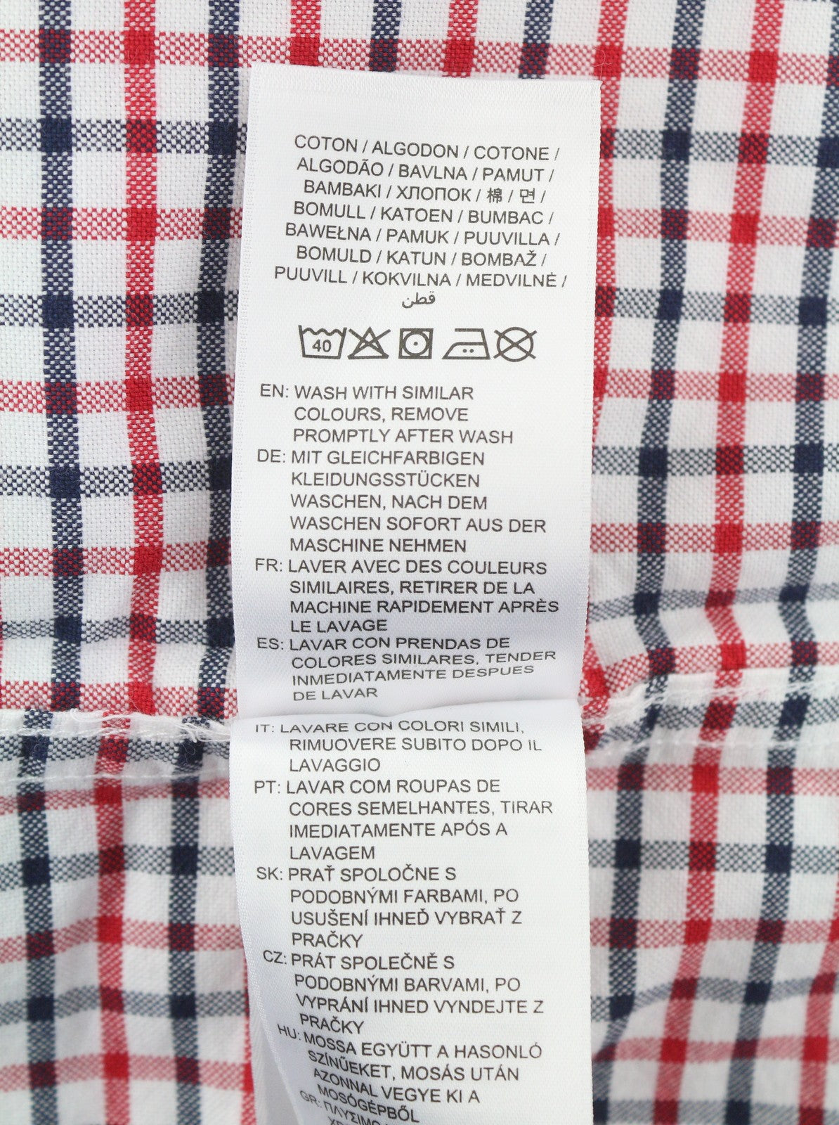 GANT Reg Oxford Tattersall BD Men Shirt L Red Checked Pocket Casual Shirt