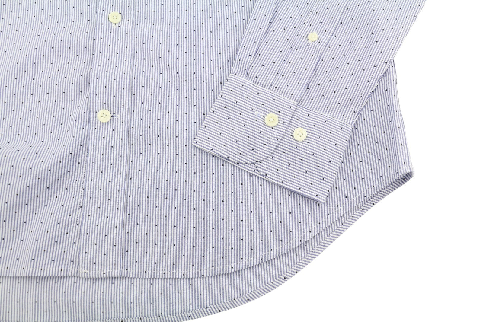 GANT Slim Banker Dot BD Men Shirt S Blue Dotted Stripe Buttoned Casual