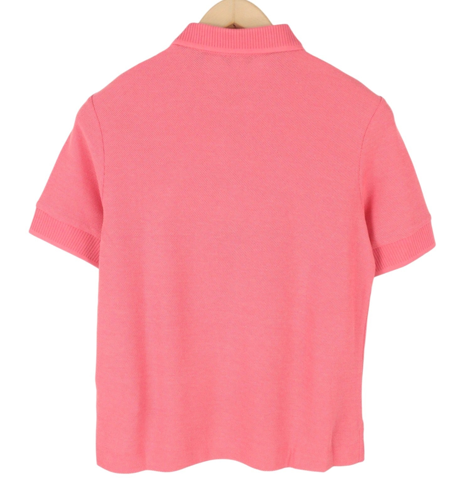 GANT Rope Icon SS Pique Women T-Shirt XL Pink Cotton Polo Casual Logo