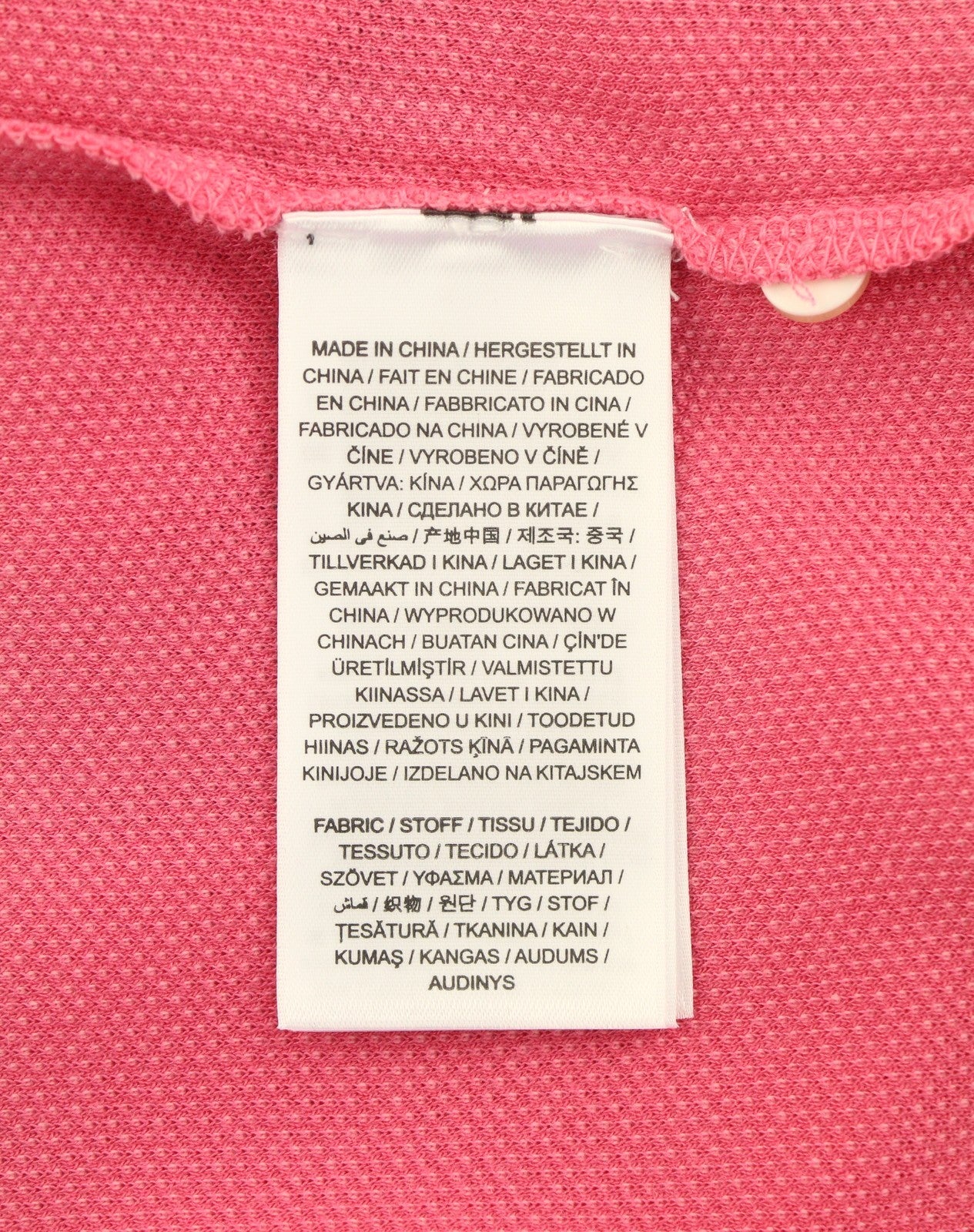 GANT Rope Icon SS Pique Women T-Shirt XL Pink Cotton Polo Casual Logo