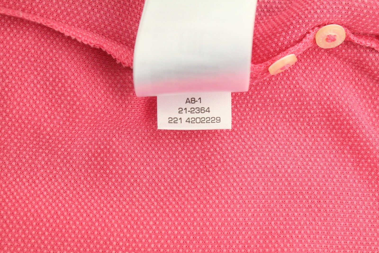 GANT Rope Icon SS Pique Women T-Shirt XL Pink Cotton Polo Casual Logo