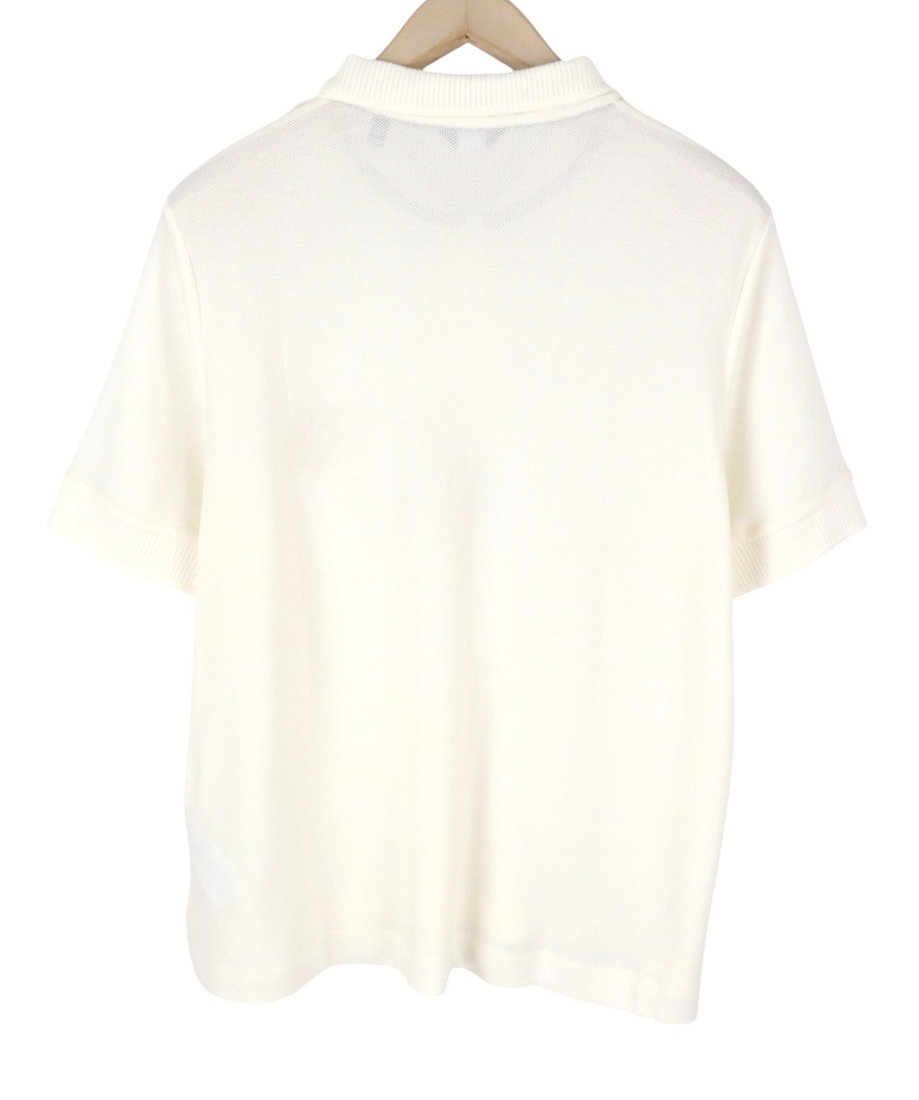 GANT Rope Icon SS Pique Women T-Shirt 2XL Eggshell Polo Logo Casual Top