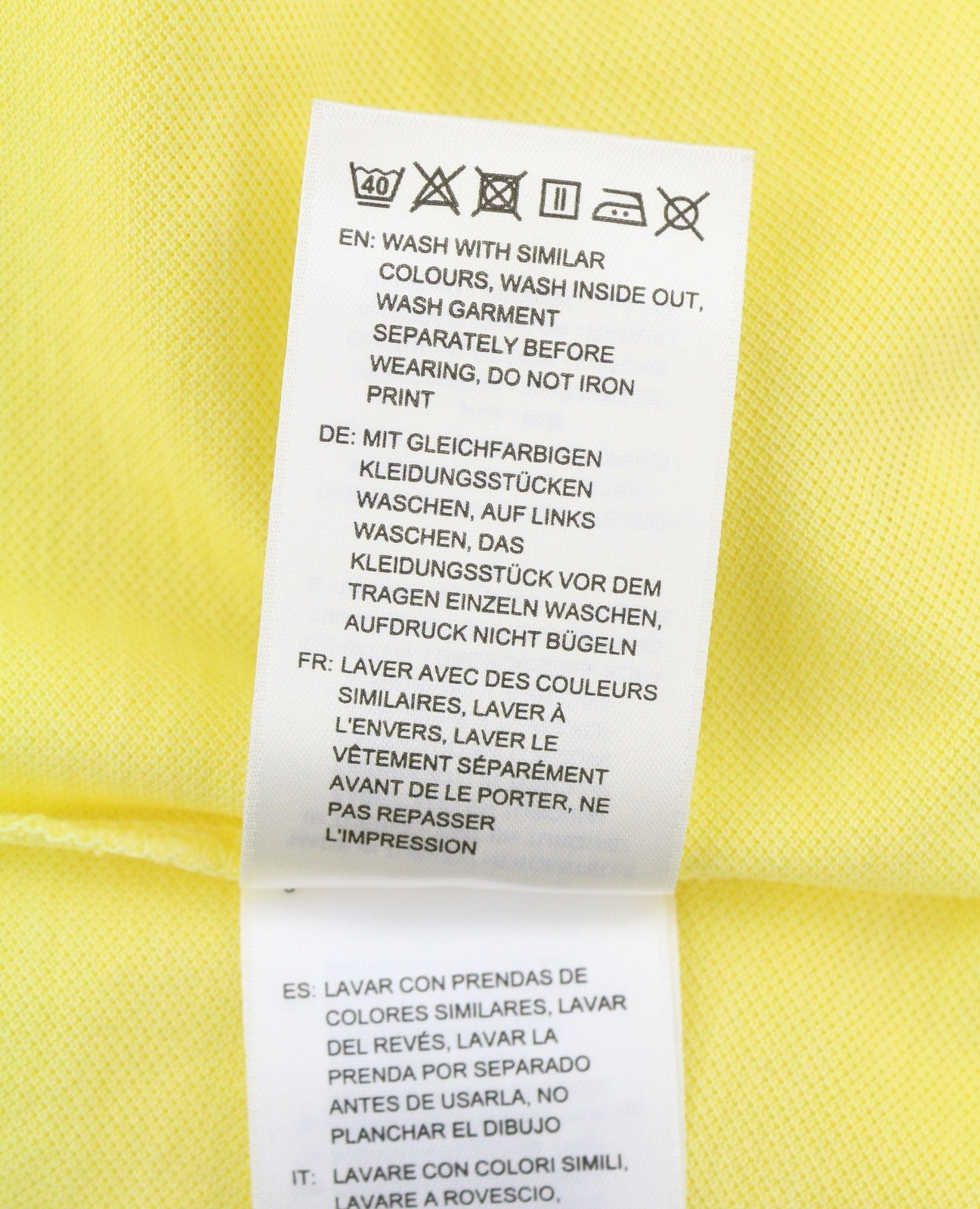 GANT Sunbleached SS Pique Women T-Shirt M Lemon Faded Polo Casual Top