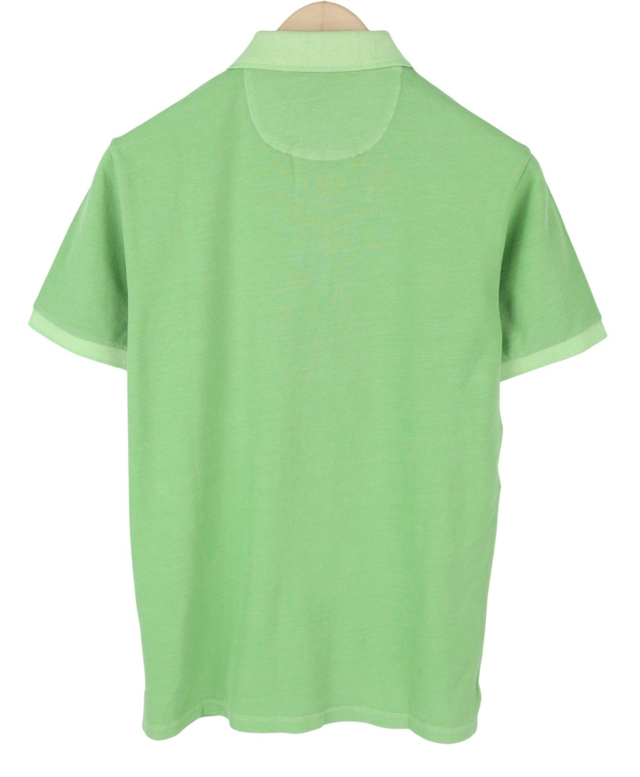 GANT Sunfaded Pique SS Rugger Men Polos S Green Cotton Polo Casual Top