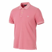 GANT Sunbleached Pique SS Rugger Men Polos M Pink Faded Polo Casual Top