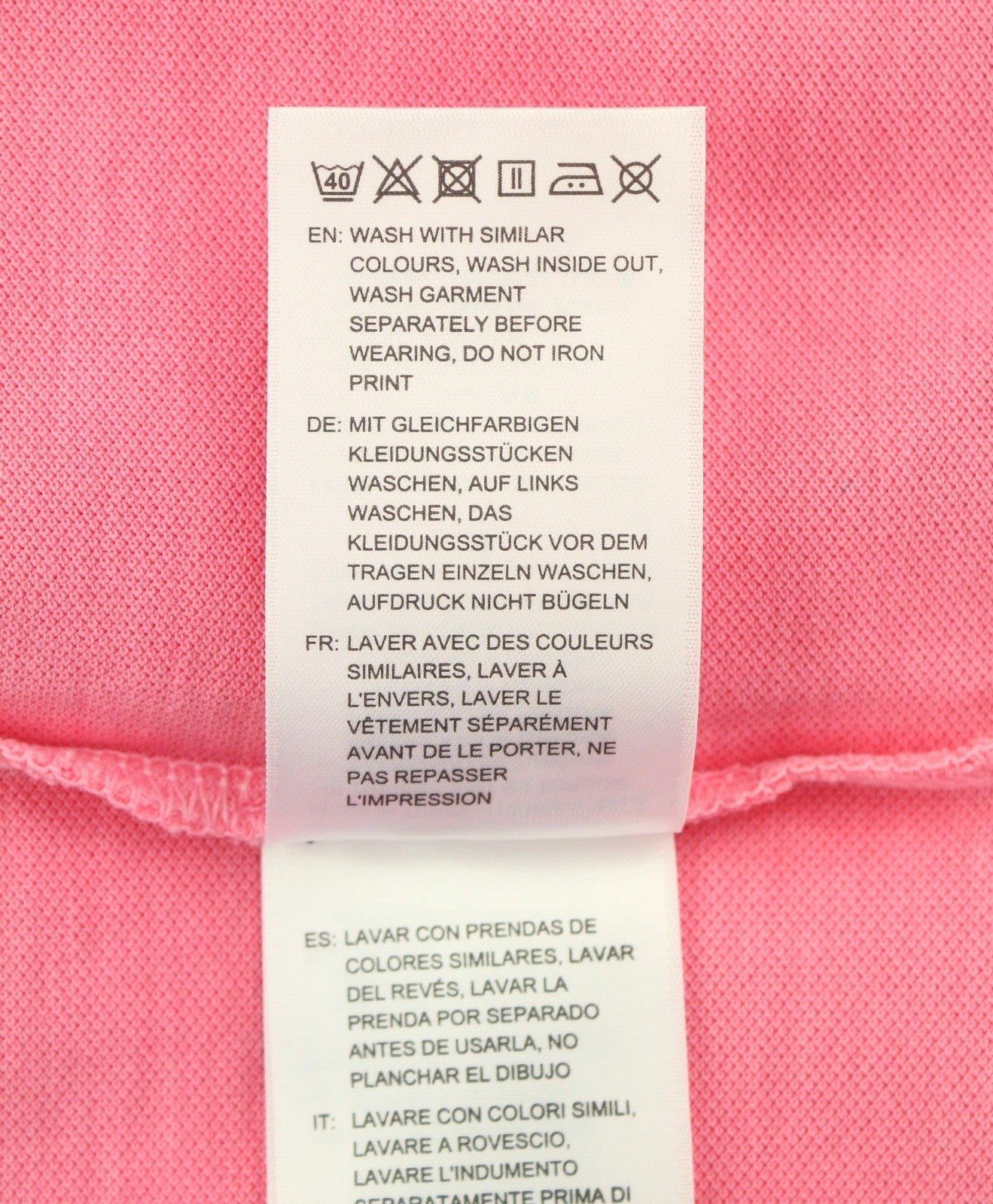 GANT Sunbleached Pique SS Rugger Men Polos M Pink Faded Polo Casual Top