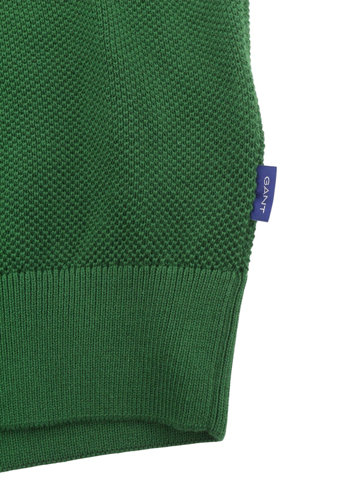 GANT SS Pique Texture Men Polos S Green Organic Polo Casual Shirt