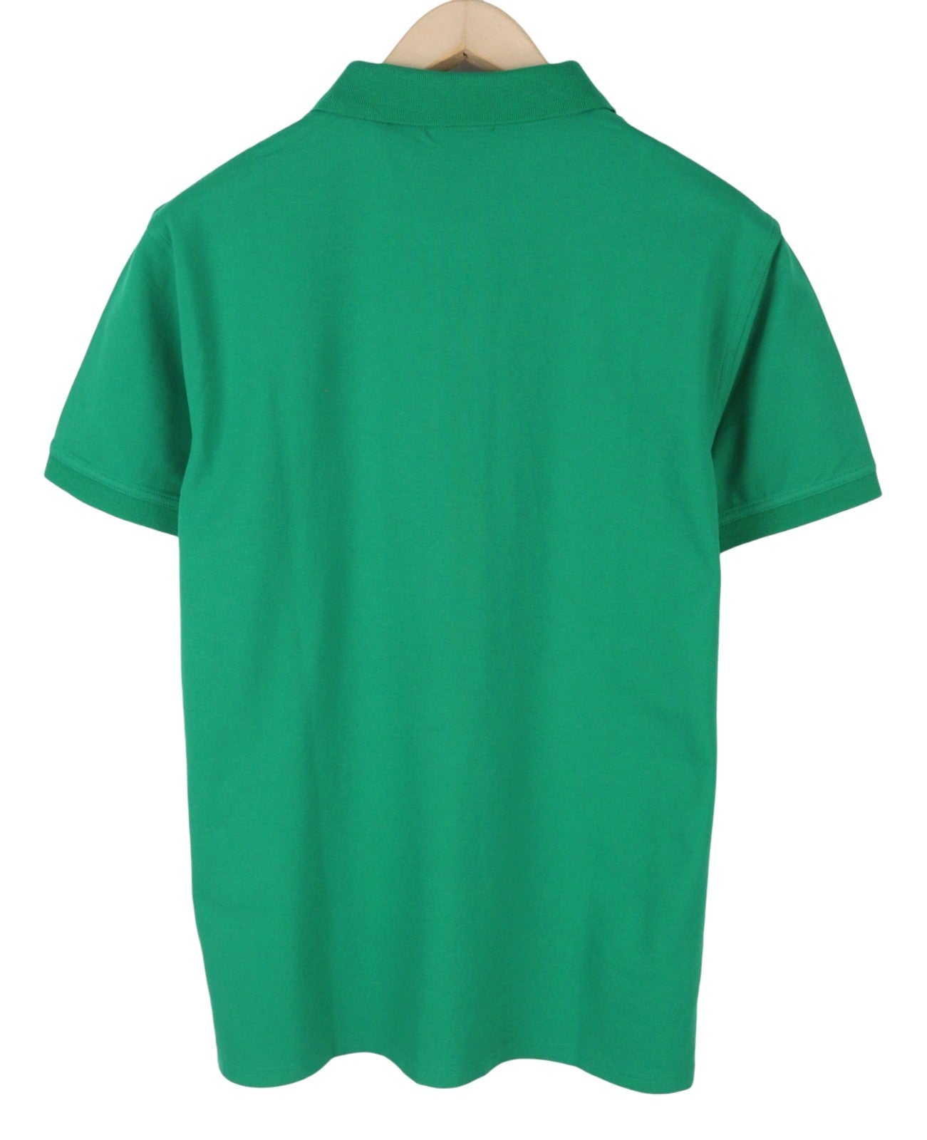 GANT Contrast Collar Pique SS Rugger Men Polos L Green Logo Polo Casual