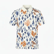 GANT Seaside SS Rugger Men Polos XL Eggshell Patterned Polo Casual Top